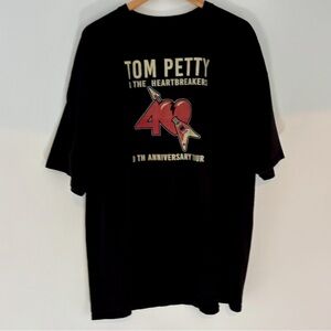 Tom Petty & The Heartbreakers Concert T-shirt 2017 40th Anniversary Tour Size 3X